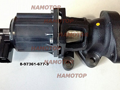 Клапан рециркуляции отработанных газов EGR ISUZU ELF 8-97361-677-6, 8-97361-677-3, 8-97361-677-5, 8-97361-677-2 8973616776, 8973616773, 8973616775, 8973616772, ( MITSUBISHI ELECTRIC CO )
